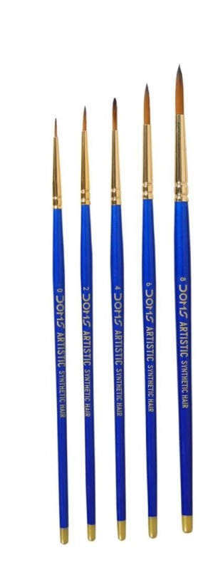 Doms Synthetic Round Brush No. 2