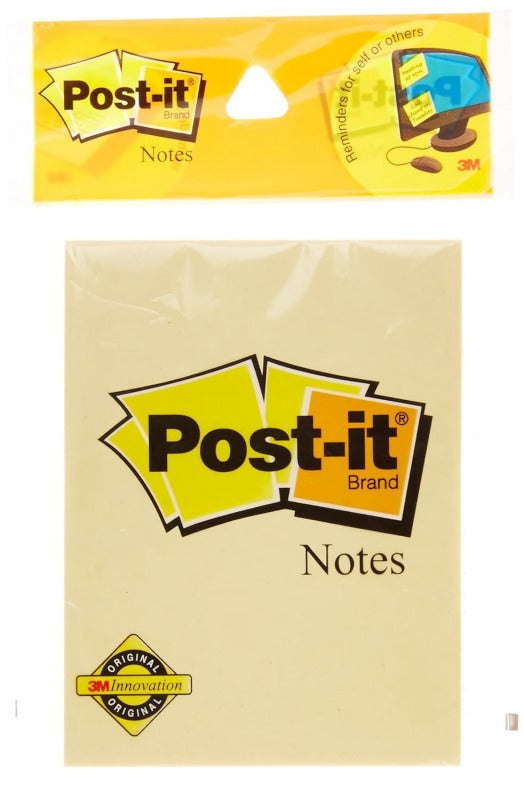 3M Post It Yellow Sticky Note (3X4) (100Sh)