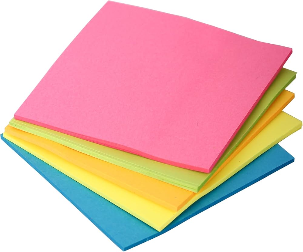 Oddy Multi Colour Sticky Notes (75Mmx75mm)
