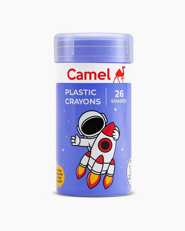 Camel Plastic Crayons 26 Shades