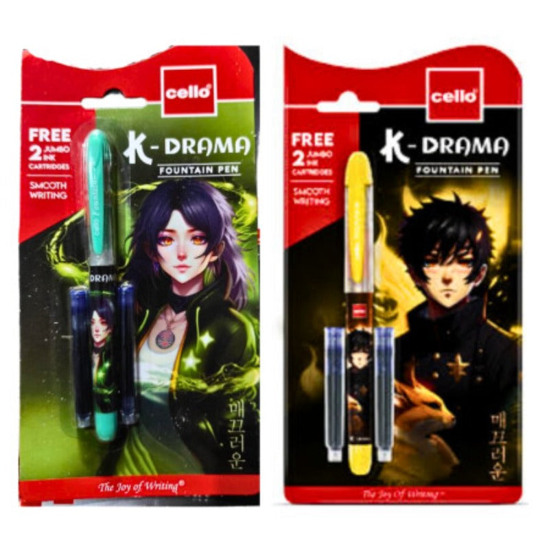 Cello K Drama Fountain Pen (Blue)