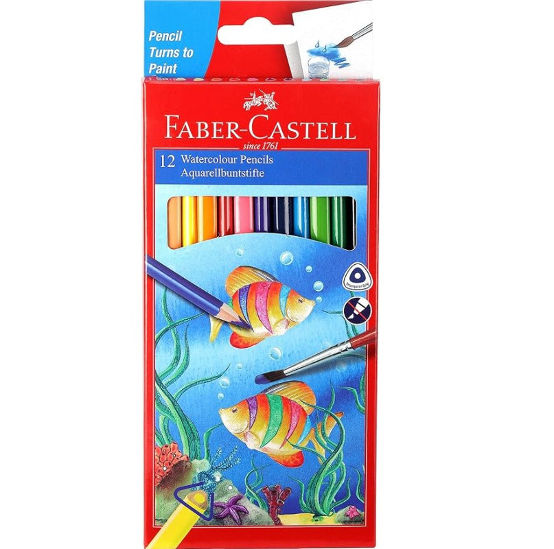 Faber Castle Water Col Pencil (12 Shades)