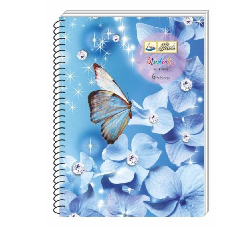 Hans A4 Spiral Long Book Sl 400p