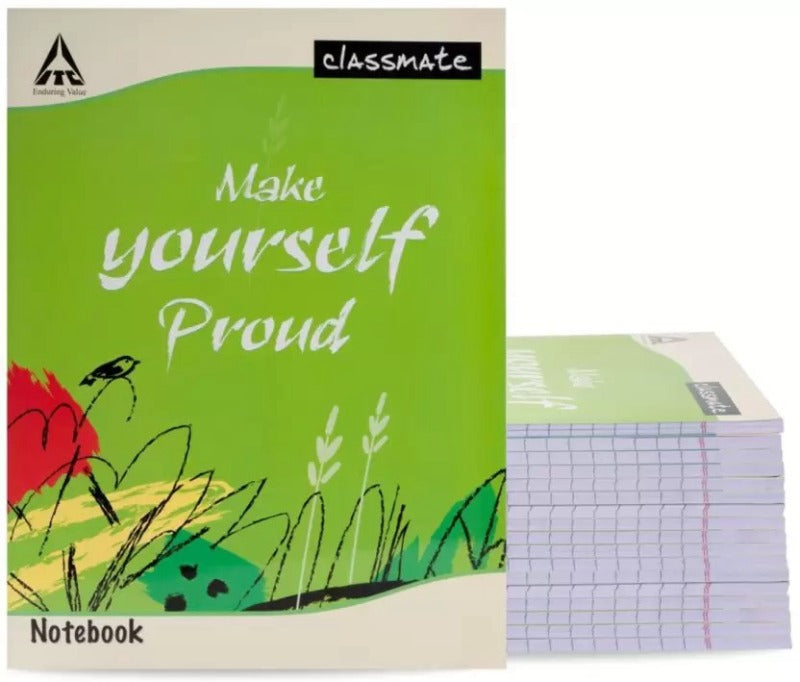 ITC 1 Cm Sq Maths Note Book 172P (02000225)