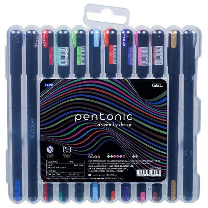 Linc Pentonic Colour Gel Pen Set (150)