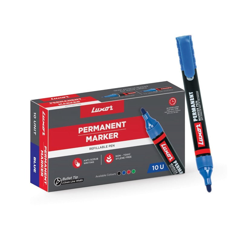 Luxor Permanent Marker Blue