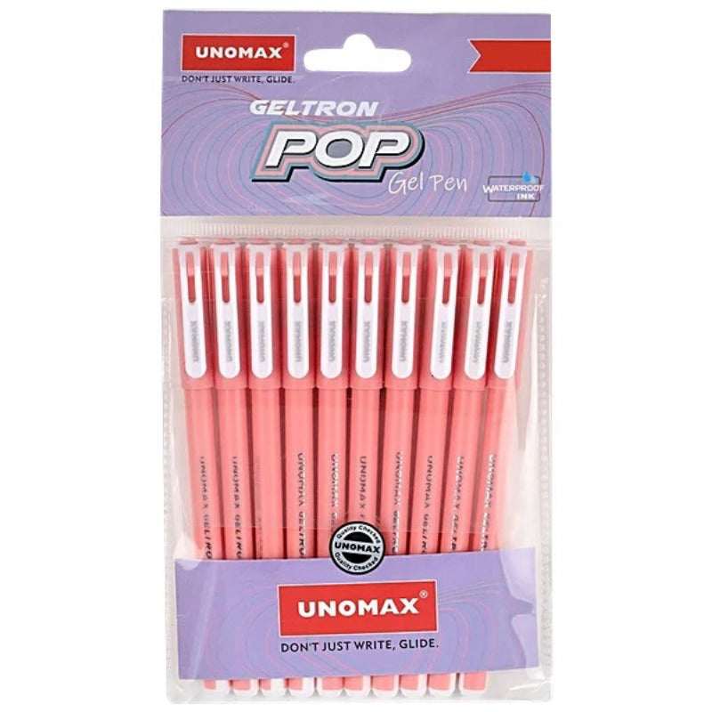 Unomax Pop Gel Pen Red