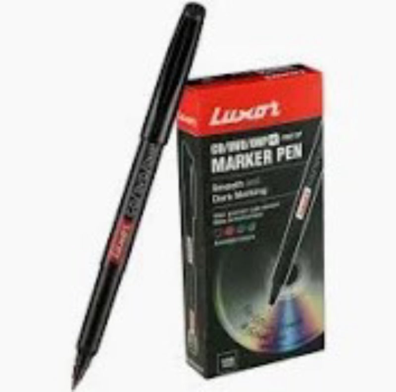 Luxor CD/DVD Marker Black 1237
