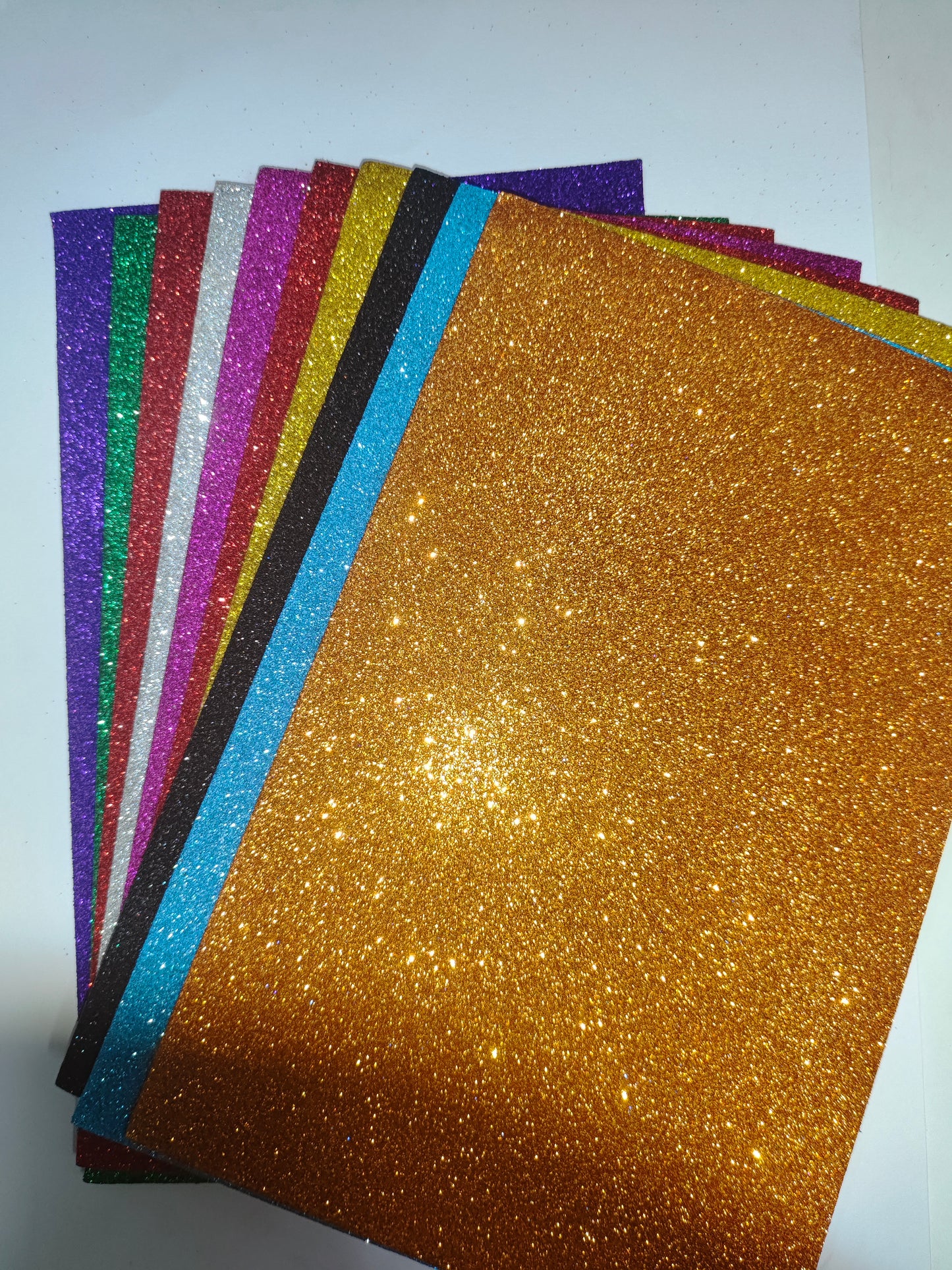 A4 Glitter Sheet Mixed (Pack of 10)