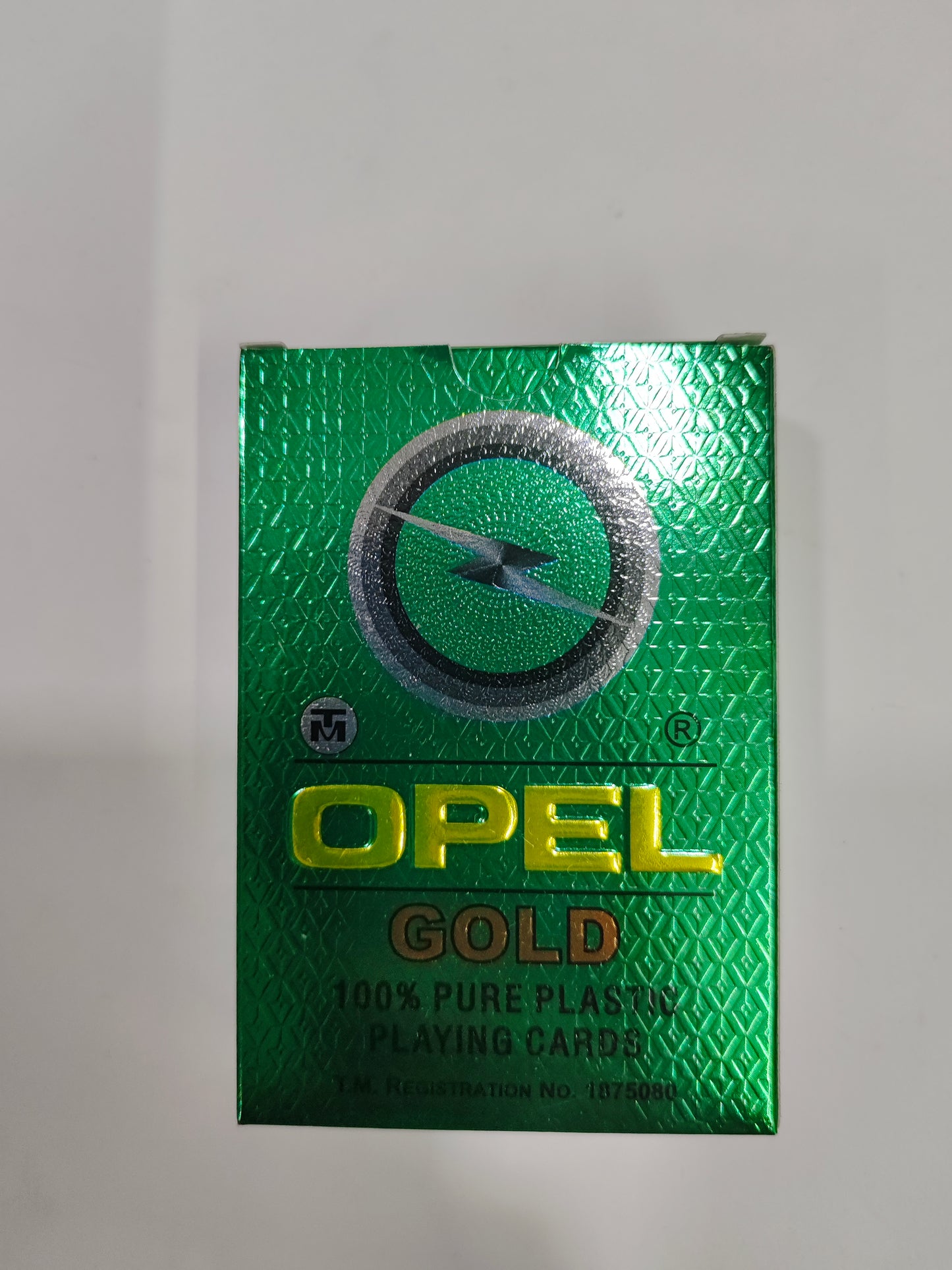 Opel Gold Playing Card Plastic