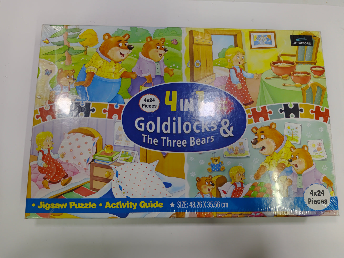 Book F Puzzle Goldilocks & (4X24 pcs)