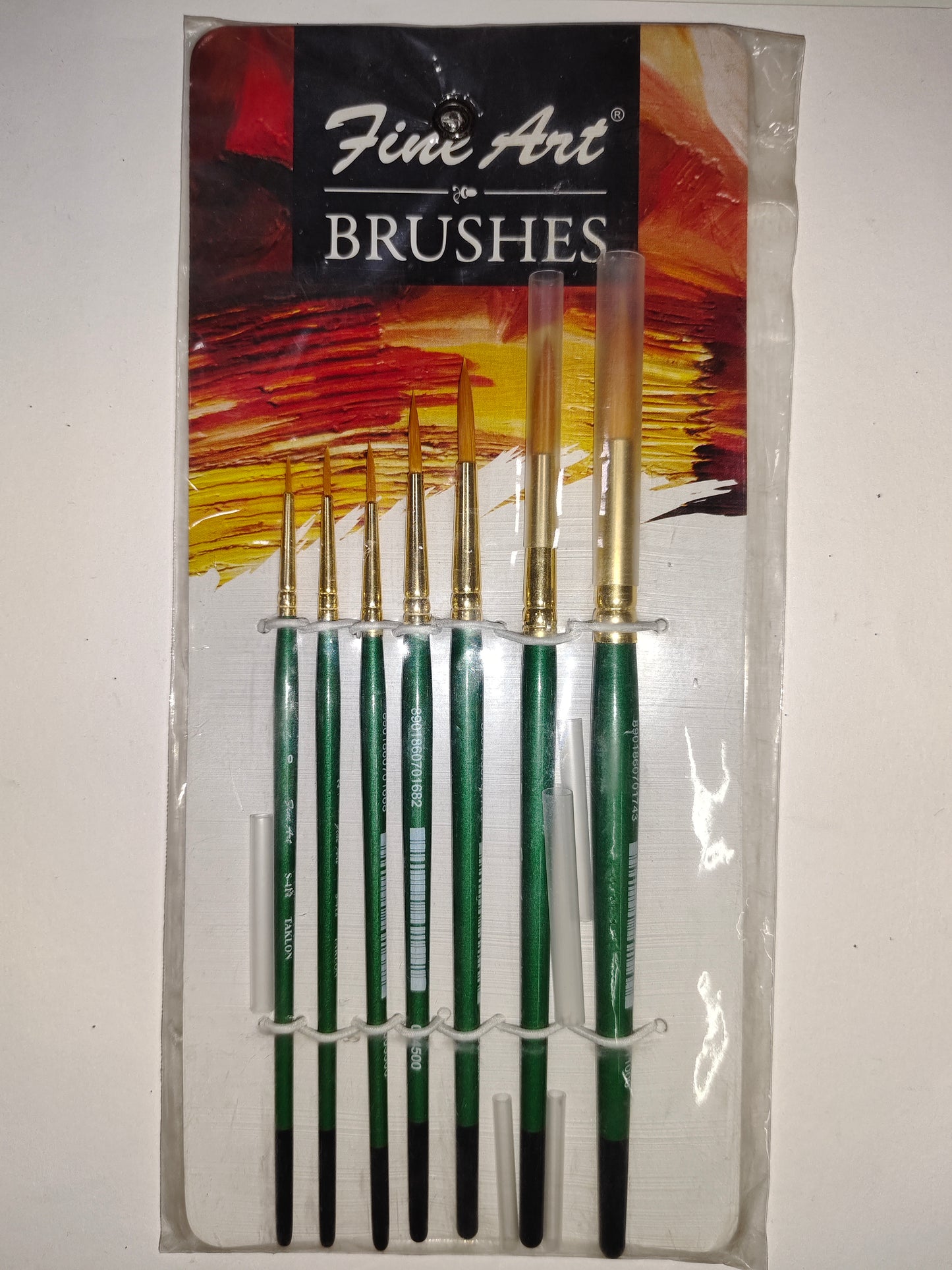 Fine Art Round Brushes Set Of 7