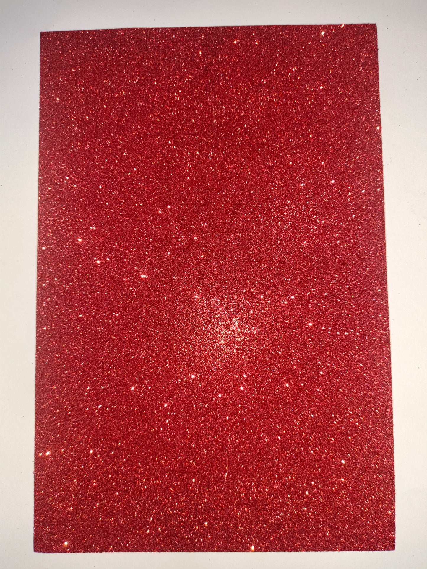 A4 Glitter Sheet - Red
