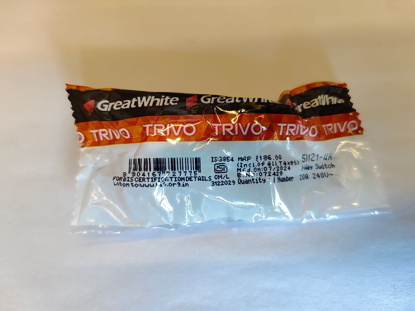 G.W Trivo 16amp Switch
