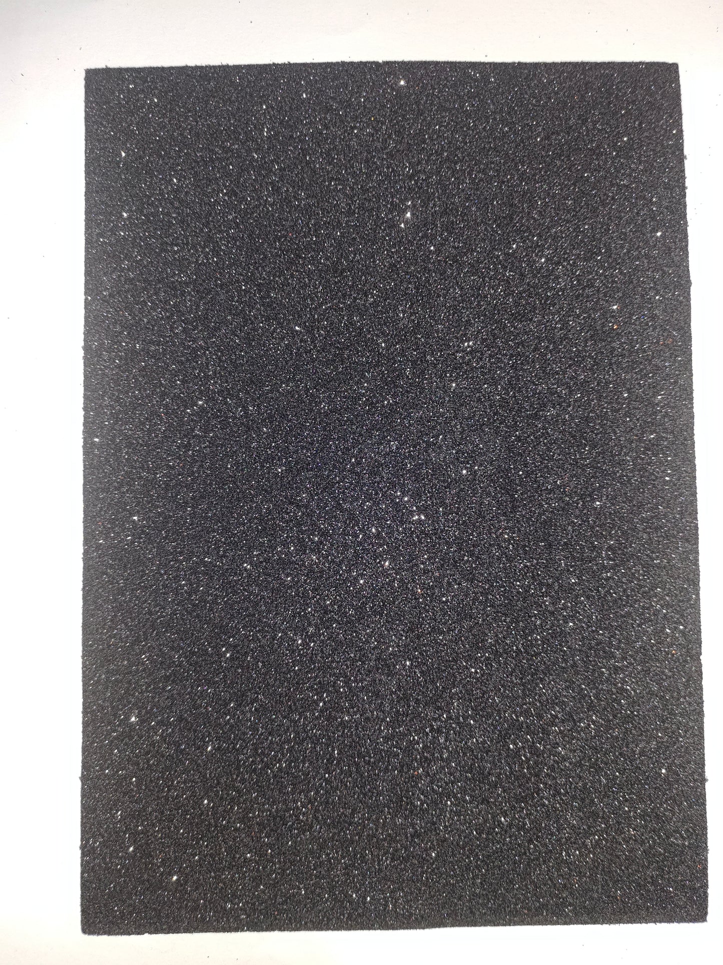 A4 Glitter Sheet Black