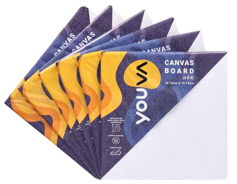Youva Canvas Board (4"X4")