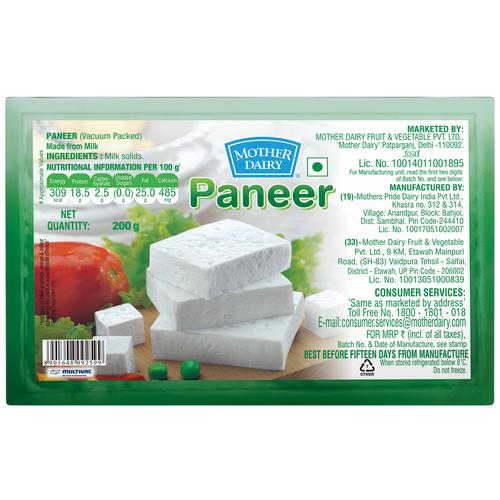Mother Dairy Paneer