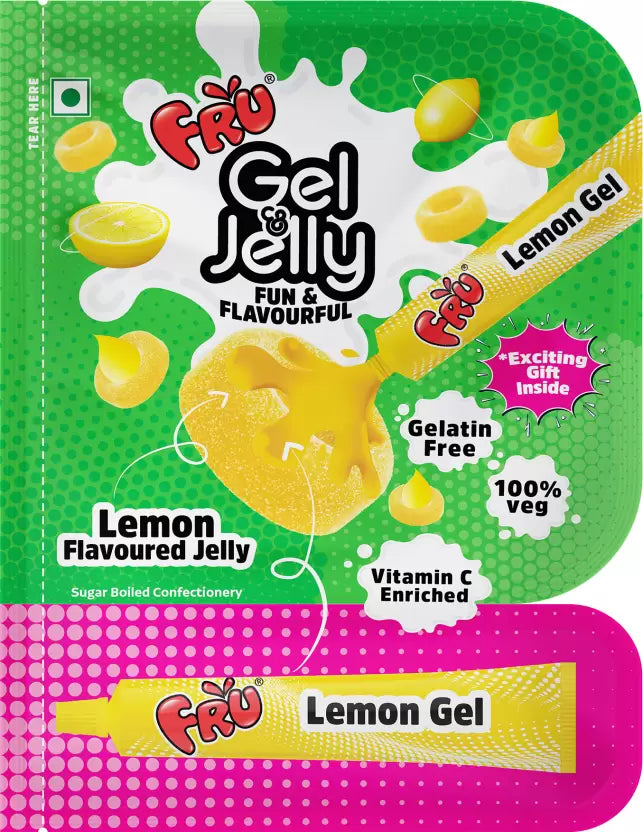 Fru Gel & Jelly Fun & Flavourful Lemon Flavoured Jelly