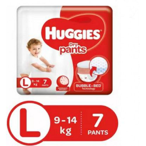 Huggies Dry Pants Large Diaper (Pack of 7)