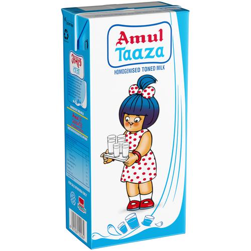 Amul Taaza Homogenised Toned Milk