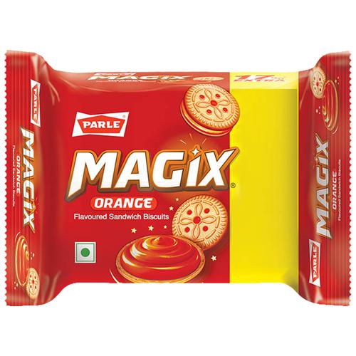 Parle Biscuits-Magix Kream Orange