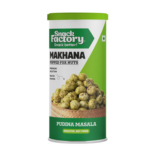 Snack Factory Snack Better! Makhana Popped Fox Nuts Pudina Masala