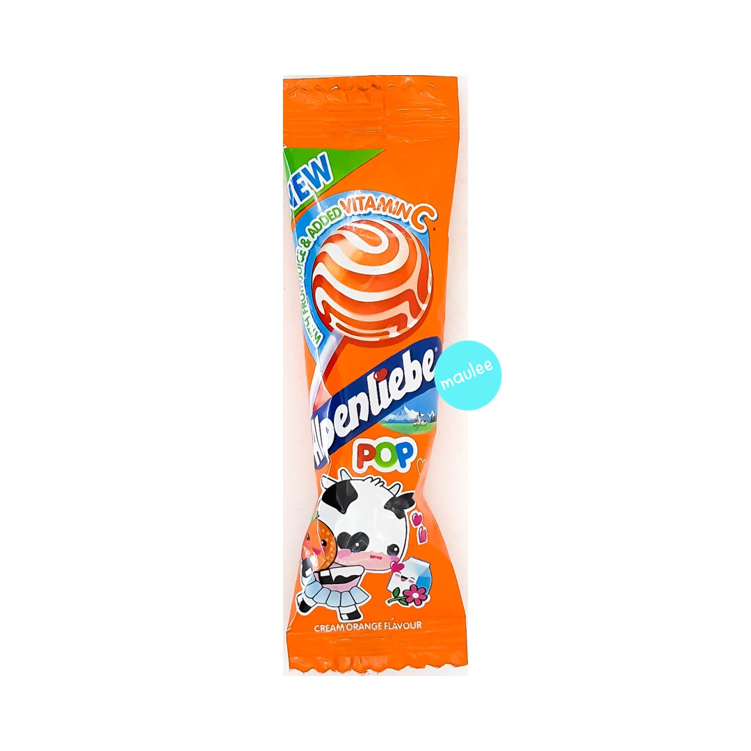 Alpenliebe Orange Lolipop