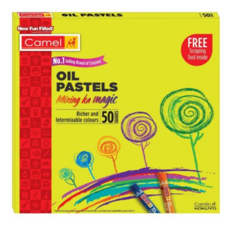 Camel Oil Pastels 50 Shades