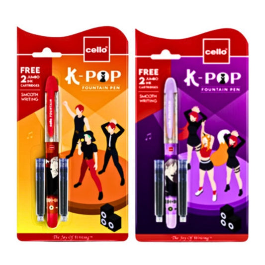 Cello K Pop Fountain Pen (Blue)