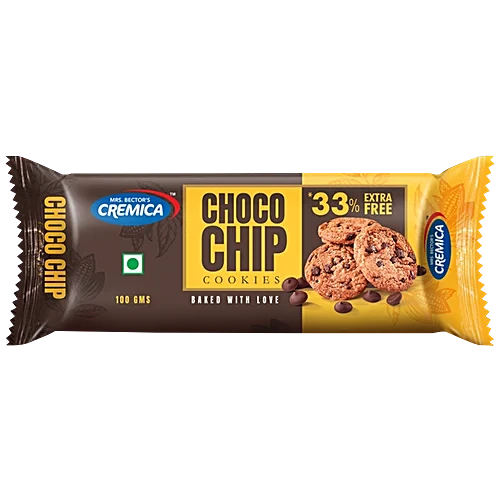 Cremica Chocochip Cookies-Soft, Chewy & Healthy