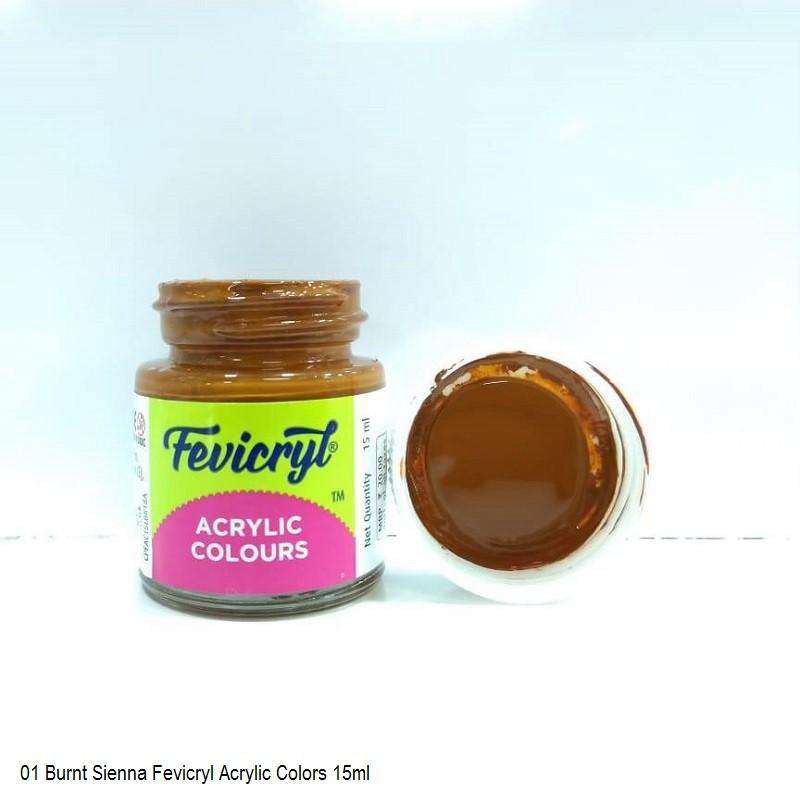 Fevicryl Acrylic Col Burnt Siena 01-15ml
