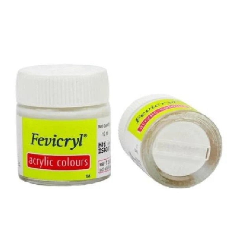 Fevicryl Acrylic Col White (No.27) 15ml