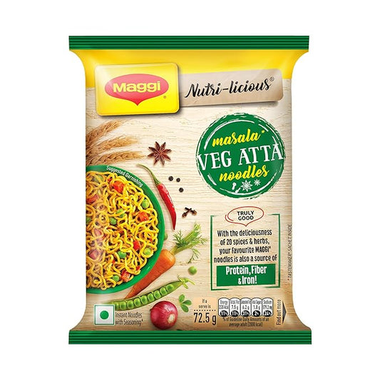 Maggi Nutri-Licious Veg Atta Masala Noodles