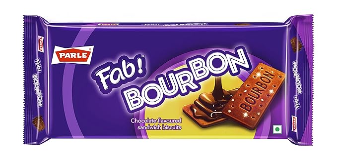 Parle Fab Bourbon Chocolate Flavoured Biscuits