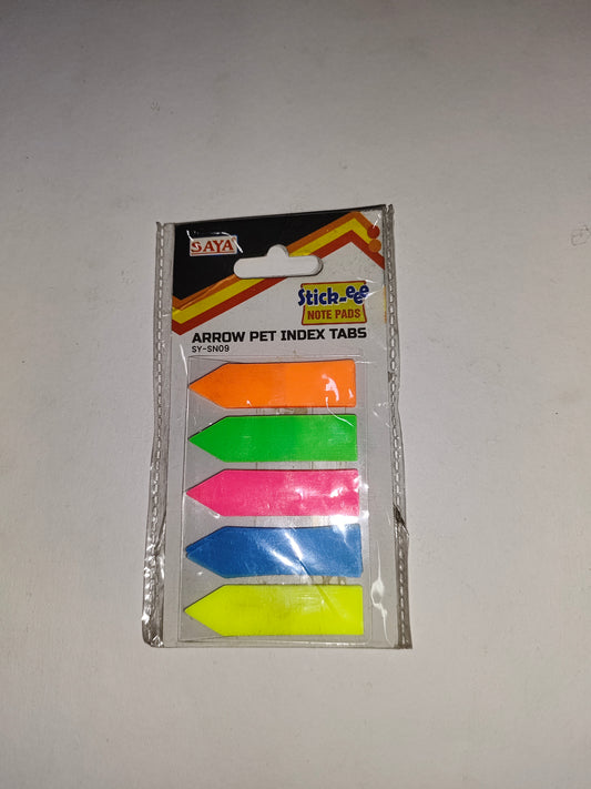 Saya Arrow Pet Index Tabs (25X5)