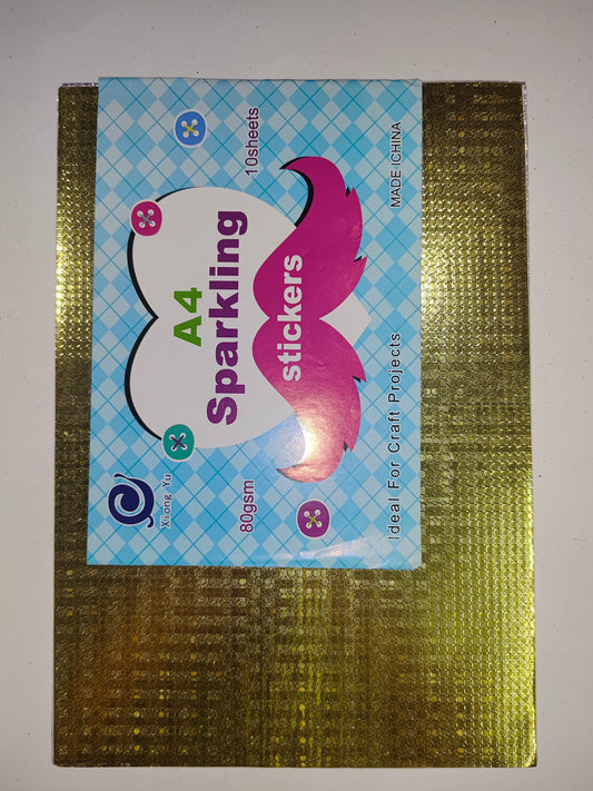 A4 Sparkling Sticker