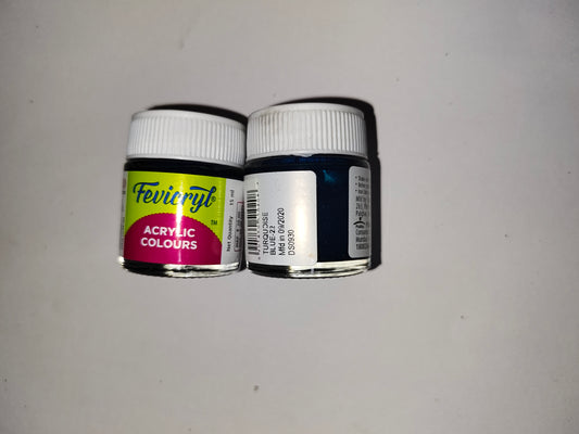 Fevicryl Acrylic Col Turquoise Blue 22-15ml