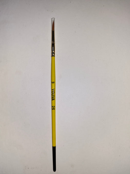 Youva Synthetic Round Brush No. 3