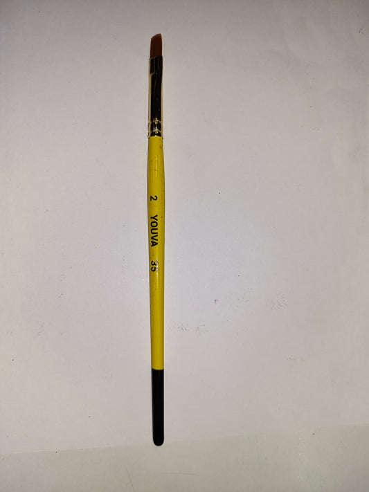Youva Synthetic Flat Brush No. 2