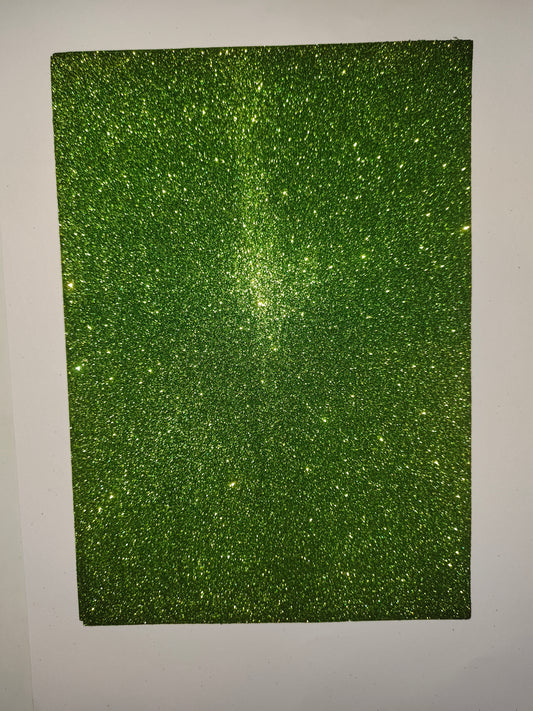 A4 Glitter Sheet - Light Green