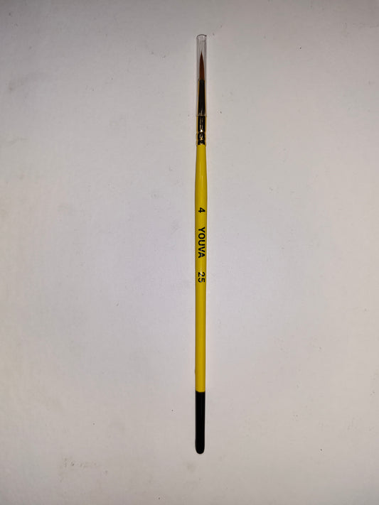 Youva Synthetic Round Brush No. 4